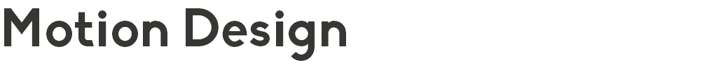 Motion Design